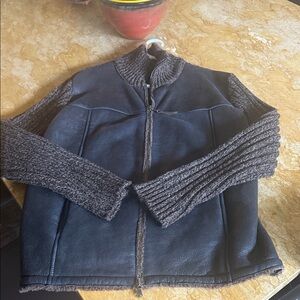 Men's Black and brown  Jacket